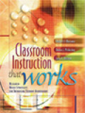 Classroom Instruction That Works: Research-Based Strategies For Increasing Student Achievement