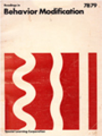Image of Readings In Behavior Modification
