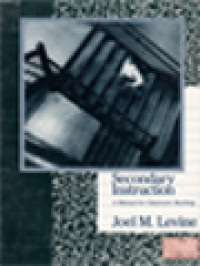 Image of Secondary Instruction: A Manual For Classroom Teaching