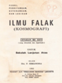 Image of Ilmu Falak (Kosmografi): Teori, Perhitungan, Keterangan, Dan Lukisan