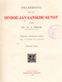 Image of Inleiding Tot De Hindoe-Javaansche Kunst I