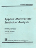 Applied Multivariate Statistical Analysis