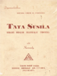 Tata Susila Bergaul Didalam Masjarakat Indonesia