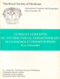Image of Current Concepts In Antibacterial Chemotherapy Sulfamoxole/Trimmethoprim (Co-Trifamole) / H. Knothe (Edited)