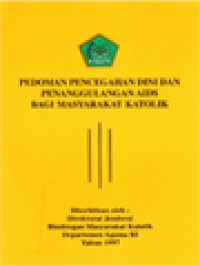 Image of Pedoman Pencegahan Dini Dan Penangulangan AIDS Bagi Masyarakat Katolik