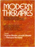 Modern Therapies / Virginia Binder, Arnold Binder, Bernard Rimland (Edited)