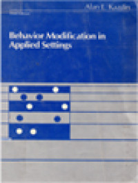 Behavior Modification In Applied Settings