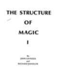 The Structure Of Magic I: A Book About Language And Therapy