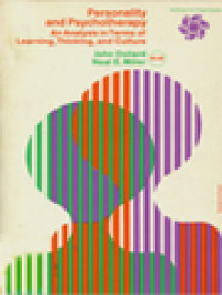 Image of Personality And Psychotherapy: An Analysis In Terms Of Learning, Thingking, And Culture