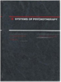 Systems Of Psychotherapy: A Transtheoretical Analysis