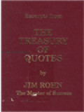 Excerpts From The Treasury Of Quotes