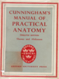 Image of Cunningham's Manual Of Practical Anatomy II: Thorax And Abdomen