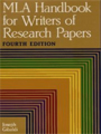 MLA Handbook For Writers Of Research Papers