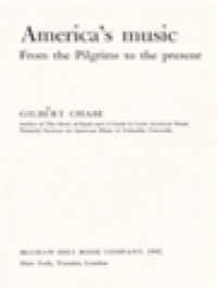 America's Music: From The Pilgrims To The Present