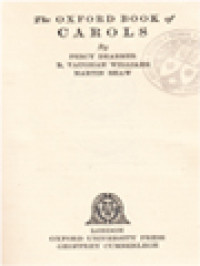 Image of The Oxford Book Of Carols