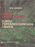 Heboh Sastra 1968: Suatu Pertanggunganjawab