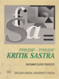 Image of Prinsip-Prinsip Kritik Sastra: Teori Dan Penerapannya