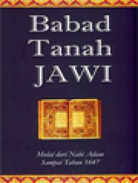 Image of Babad Tanah Jawi: Mulai Dari Nabi Adam Sampai Tahun 1647