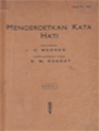Image of Menoeroetkan Kata Hati I