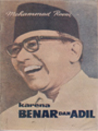Image of Karena Benar Dan Adil
