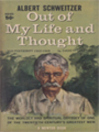 Image of Out Of My Life And Thought: An Autobiography