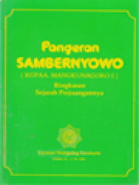 Pangeran Sambernyowo (KGPAA. Mangkunagoro I) Ringkasan Sejarah Perjuangannya