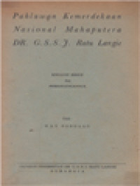 Image of Pahlawan Kemerdekaan Nasional Mahaputera D.R G.S.S.J Ratu Langi: Riwayat Hidup Dan Perjuangannya