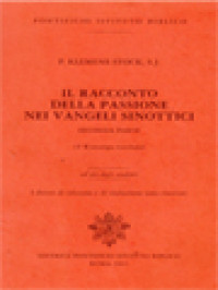 Il Racconto Della Passione Nei Vangeli Sinottici I