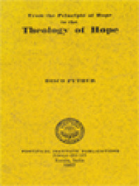 From The Principle Of Hope To The Theology Of Hope