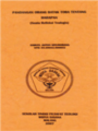 Image of Pandangan Orang Batak Toba Tentang Harapan (Suatu Refleksi Teologi)