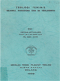 Image of Teologi Feminis, Sejarah, Paradigma Dan Isi Teologinya