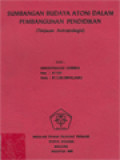 Sumbangan Budaya Atoni Dalam Pembangunan Pendidikan (Tinjauan Antropologis)