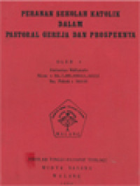 Peranan Sekolah Katolik Dalam Pastoral Gereja Dan Prospeknya