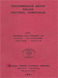 Penyembuhan Batin Dalam Pastoral Spiritualis