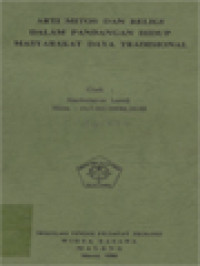 Image of Arti Mitos Dan Religi Dalam Pandangan Hidup Masyarakat Daya Tradisional