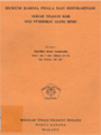 Image of Hukum Karma Phala Dan Reinkarnasi, Sebuah Tinjauan Dari Segi Pendidikan Agama Hindu