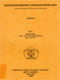 Image of Keselarasan Menurut Pandangan Orang Jawa (Suatu Tinjauan Filosofis Antropologis)