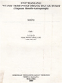 Image of Ene' Daniang Wujud Tertinggi Orang Dayak Bukit (Tinjauan Filosofis-Antropologis)