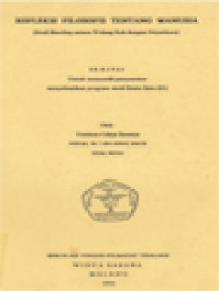 Refleksi Filosofis Tentang Manusia (Studi Banding Antara Wulang Reh Dengan Driyarkara)