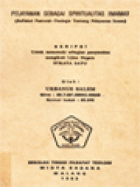 Image of Pelayanan Sebagai Spiritualitas Imamat (Refleksi Pastoral-Teologis Tentang Pelayanan Imam)