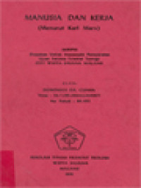 Image of Manusia Dan Kerja (Menurut Karl Marx)