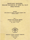 Martabat Manusia Dalam Gaudium Et Spes No. 12-17 (Sikap Pastoral)