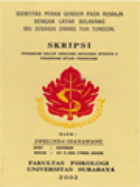 Image of Identitas Peran Gender Pada Remaja Dengan Latar Belakang Ibu Sebagai Orang Tua Tunggal