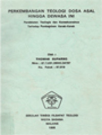 Image of Perkembangan Teologi Dosa Asal Hingga Dewasa Ini, Pendekatan Teologis Dan Konsekuensinya Terhadap Pembaptisan Kanak-Kanak