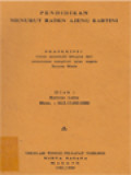 Pendidikan Menurut Raden Ajeng Kartini