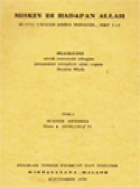 Image of Miskin Di Hadapan Allah, Suatu Uraian Sabda Bahagia, Mat 5:3