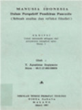Manusia Indonesia Dalam Perspektif Pemikiran Pancasila (Sebuah Analisa Dan Refleksi Filsafati)