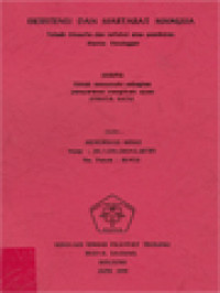 Image of Eksistensi Dan Martabat Manusia, Telaah Filosofis Dan Refleksi Atas Pemikiran Martin Heidegger