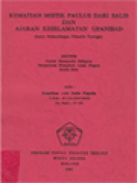 Image of Kematian Mistik Paulus Dari Salib Dan Ajaran Keselamatan Upanisad (Suatu Perbandingan Filosofis Teologis)