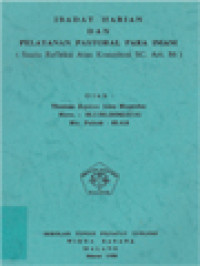 Image of Ibadat Harian Dan Pelayanan Pastoral Para Imam (Suatu Refleksi Atas Konstitusi SC. Art. 86)